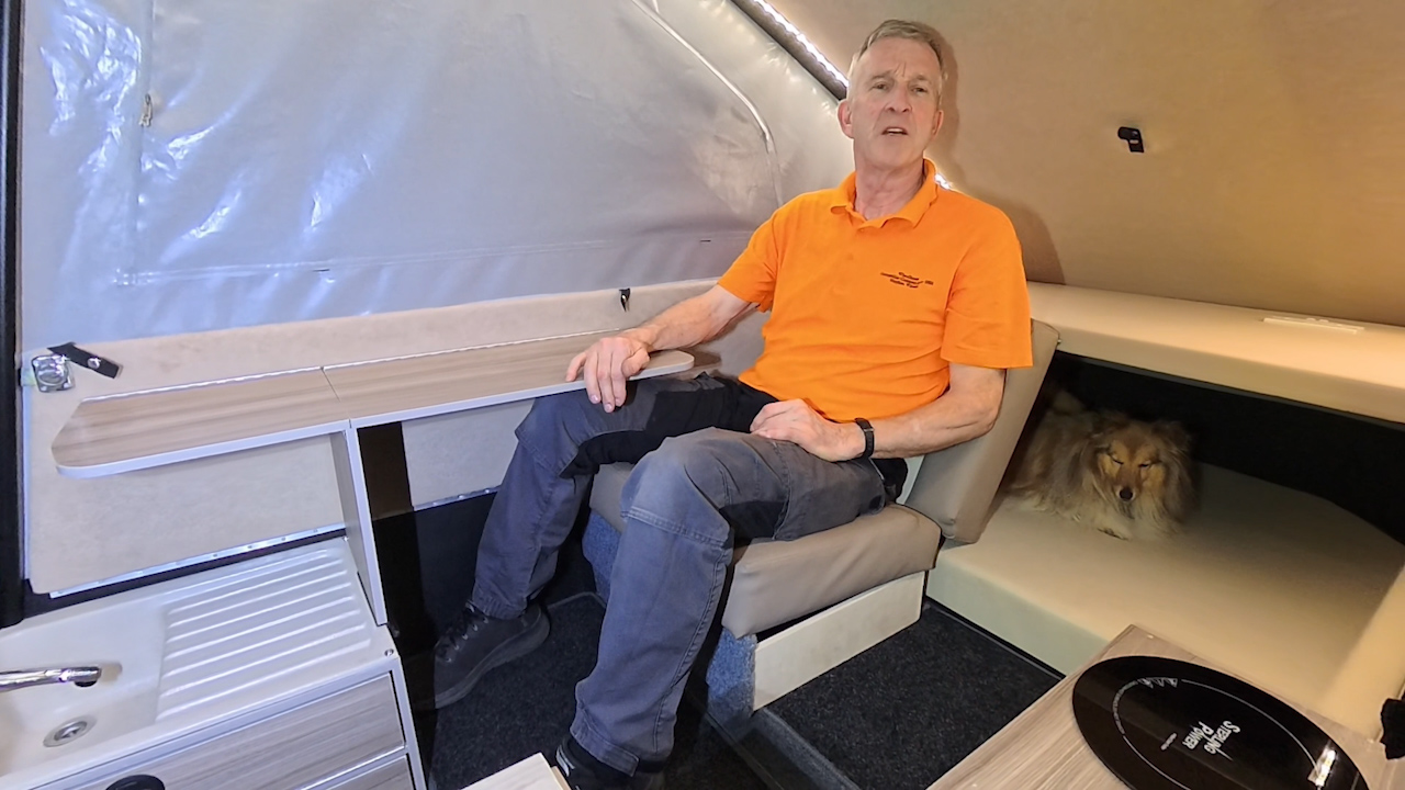 Stephen delivering a Wheelhome