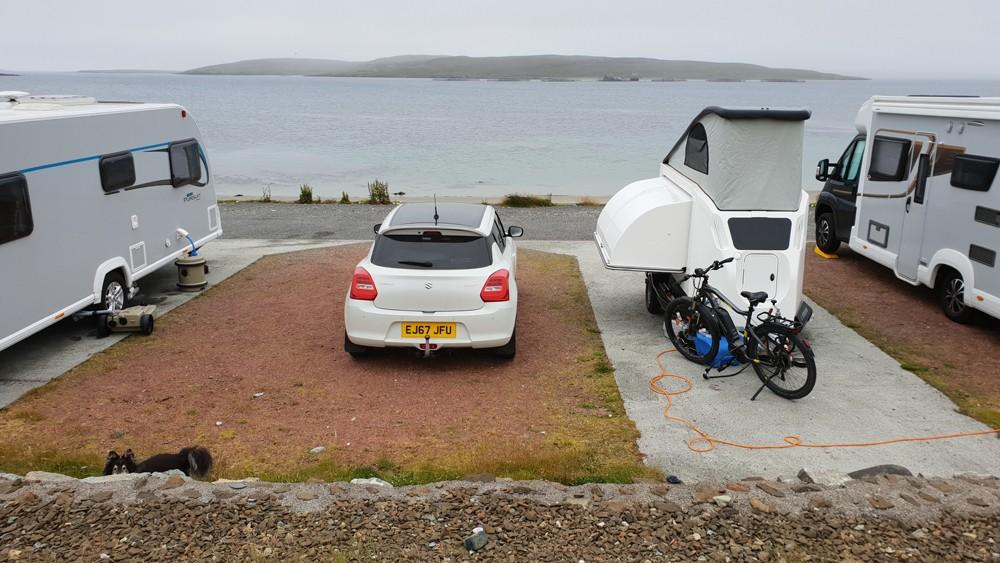 Shetland cliffs and sea stacks